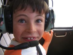 The excitement of the helicopter experience