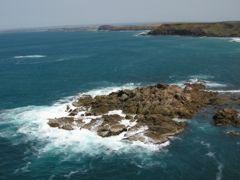 Coastal spectacular from the air