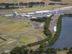 Aerial view of the Phillip Island Grand Prix Circuit