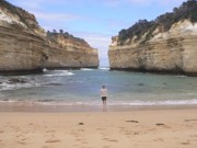 Beautiful bays amounst the cliffs